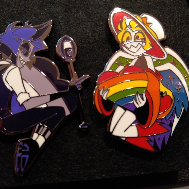 Hazbin Hotel Pride Enamel Pins - Etsy