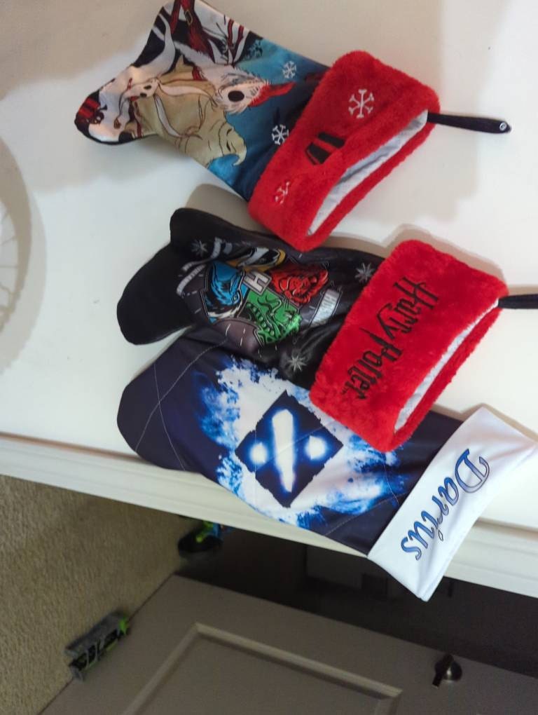 Personalized Photo Name Christmas Stockings Custom Stockings Family Stockings  Stockings Christmas Stockings  Stocking