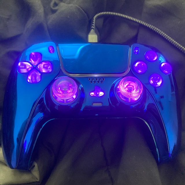 PS5コントローラー◇青◇カスタム 楽天市場】PS5 カスタムコントローラー 背面ボタン パドルタイプ