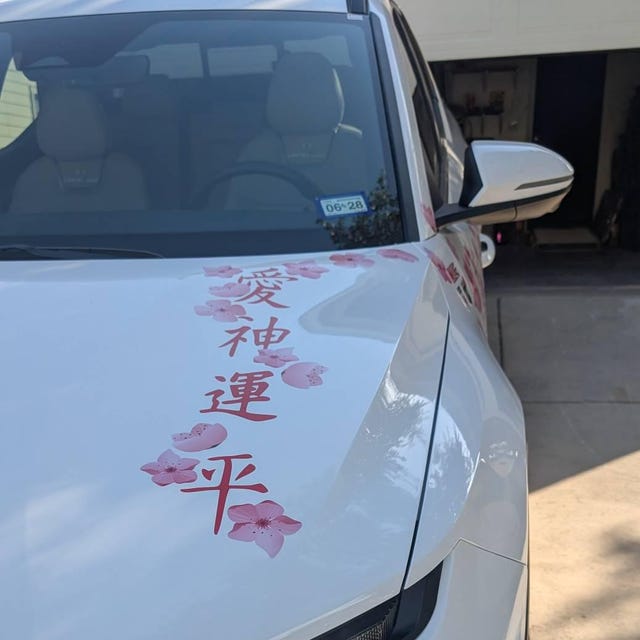 桜のビニールステッカー、桜のカーデカール、かわいいJDM痛車リバリー