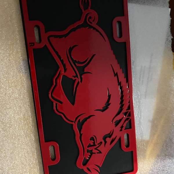 Small Razorback Wall Art - Etsy