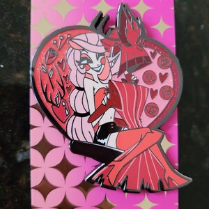 Be Mine Charlastor Hazbin Hotel バレンタインピン 再入荷