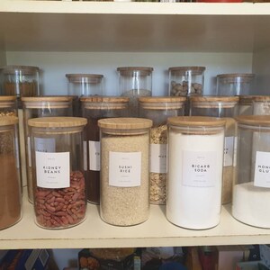 Pantry Labels Waterproof Basic Herbs and Spices Gluten - Etsy