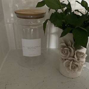 Set 4 Barattoli Vetro Con Coperchio Bambù - Ermetici Per Pasta, Farina E Caffè - Foto 4