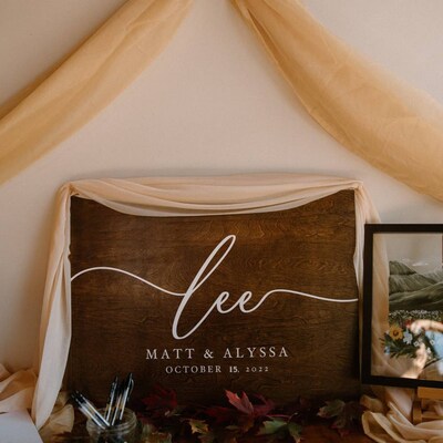 Wedding Welcome Sign Wood Wedding Sign Rustic Wedding Decorations