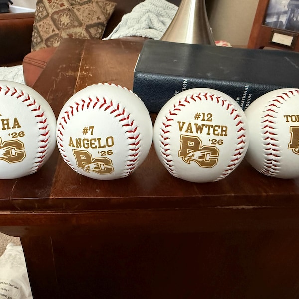 Custom Engraved Baseball Keepsake Gift for Ball Players - Etsy