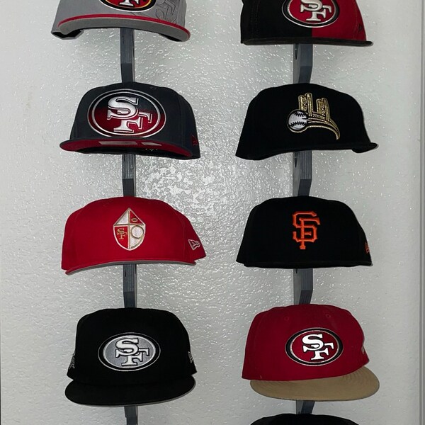 Cap Rack , Rack for 20 Caps, Custom Cap Rack , Cap Rack 3D, Personalize ...