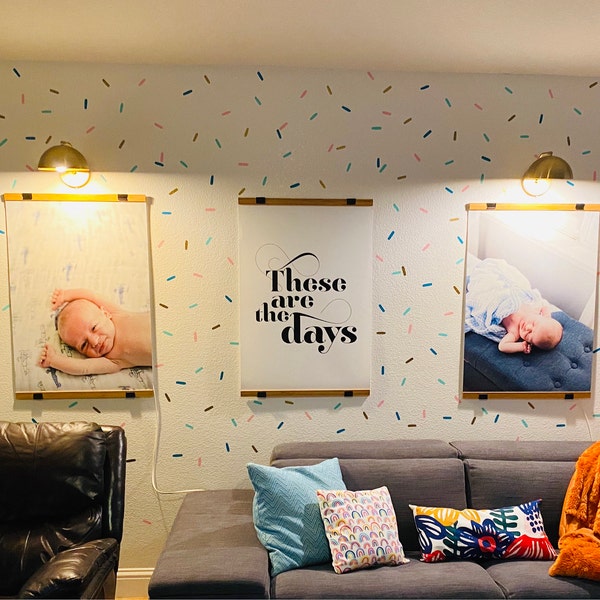 Confetti Wall Decals - Sprinkles Wall Decal Set, Peel and Stick Wall ...