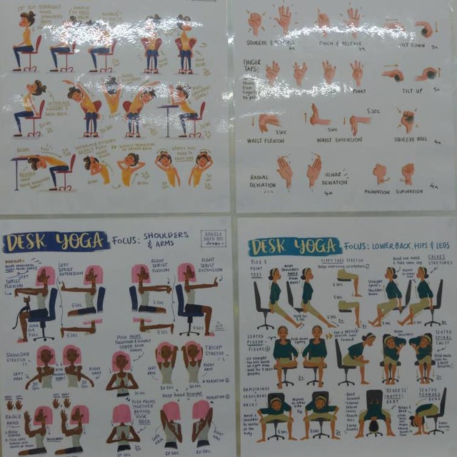 Desk Yoga for Shoulders, Back, and Neck  Healthcare Professional Edit –  deskyoga