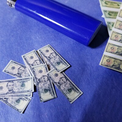 Miniature Money US Dollar Bills, Printable Play Money for Dolls 1:6 - Etsy