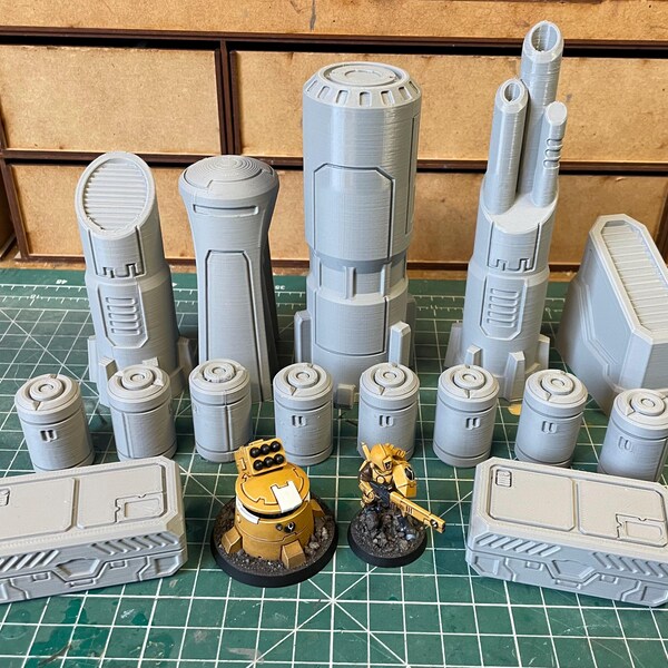 Grimdark Faith Podio Altare 28mm Scatter Terrain Obiettivo Scenario Gotico Sci-Fi - Foto 2