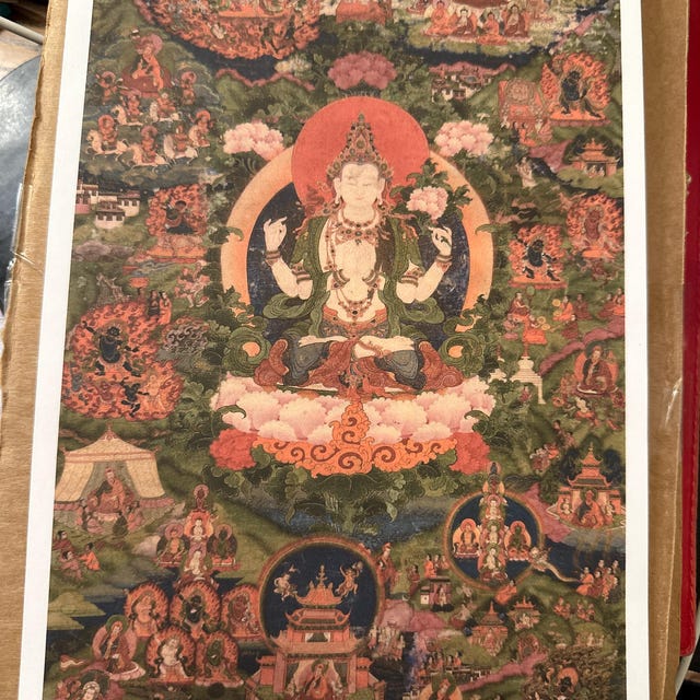 ヴィシュヌ - ビンテージスタイルのインドのヒンドゥー教の信仰の