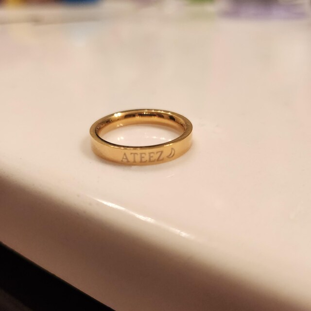 ATEEZ RING/ Personalized Ring, Kpop, Atiny, Subtle Engraved
