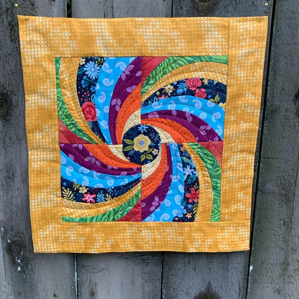 Vortex Quilt Block Pattern - Etsy