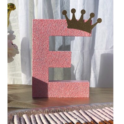 Glitter Stand up Letter-initial-monogram-wedding-engagement-shower ...