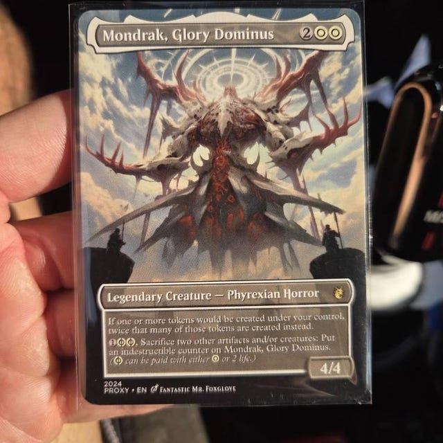 Mondrak, Glory Dominus | Proxy Card — Choose From 6 Art Options