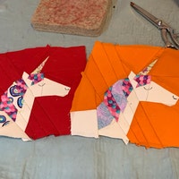Unicorn Paper Piecing Pattern in PDF - Etsy Canada