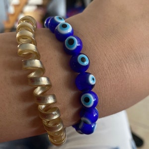 Evil Eye Stretch Bracelet for Protection, Good Luck and Great Energy - Etsy