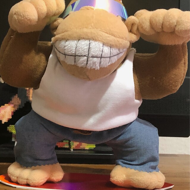 ファンキーコング 手作りマリオモンキーぬいぐるみカスタム