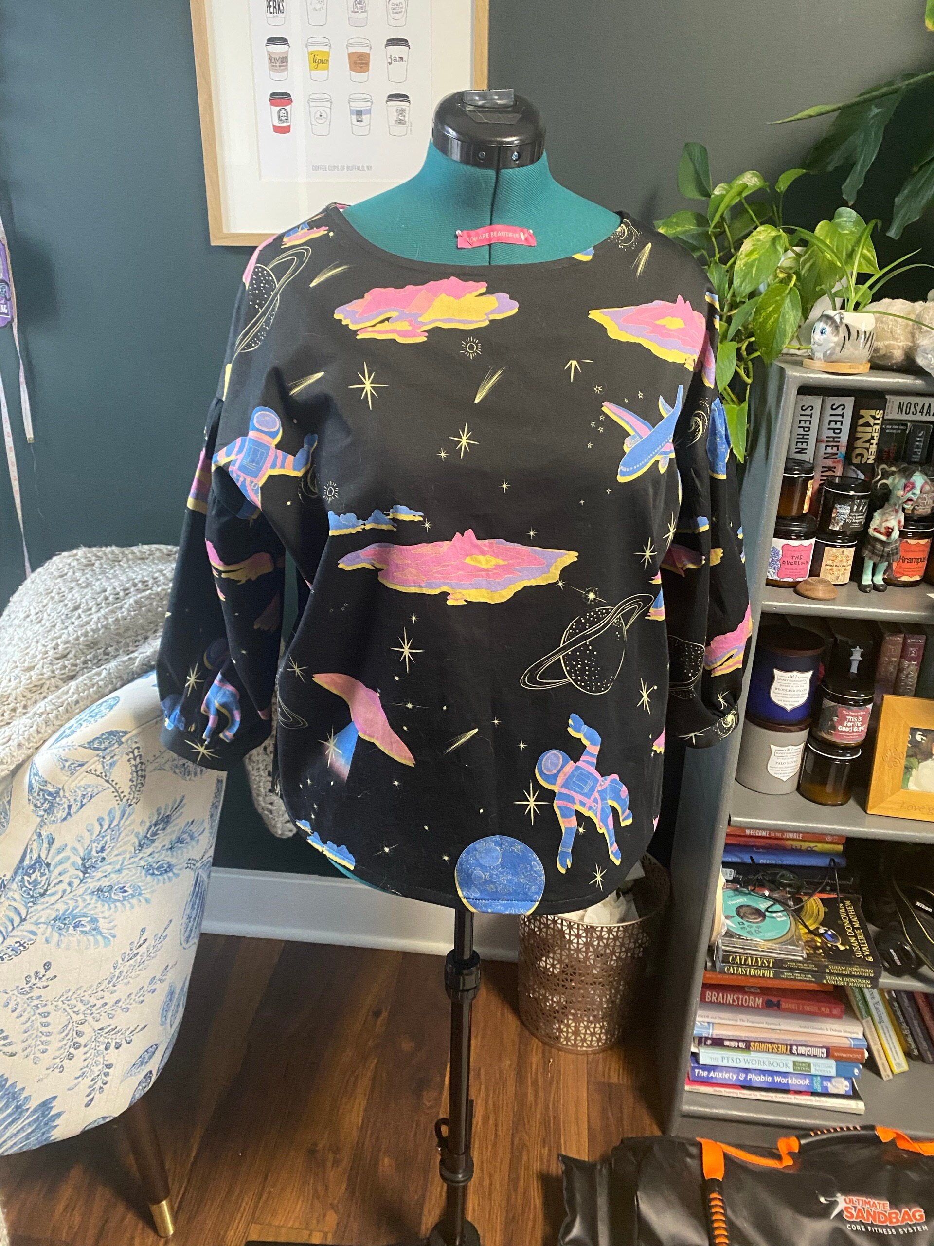 未使用forme 2025 Puff Sleeve Blouse mother -84247-67-K.jpg