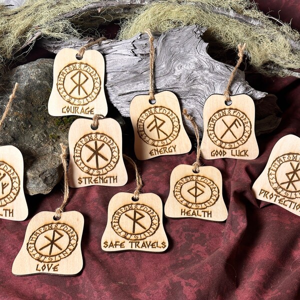 Protection Runes Ornaments SVG Set of 9 Pcs Celtic Christmas Ornaments ...