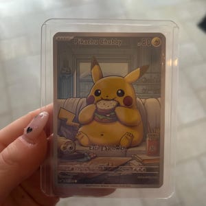 ポケモン カスタムカード ピカチュウ ぽっちゃりGx コスモ ホロ