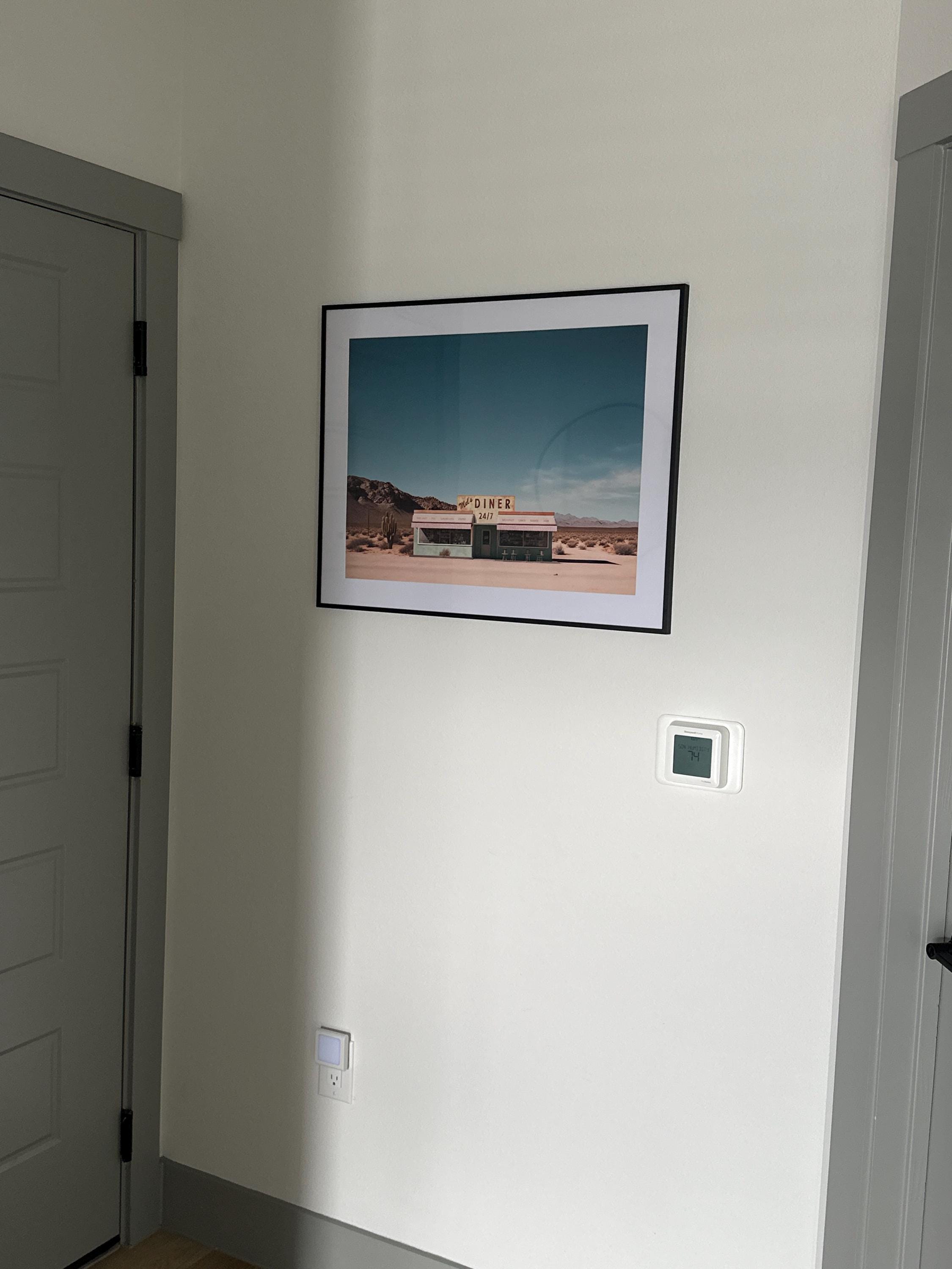 Roadside Remains #1 of 7 - Mel's Diner, Desert Landscape Art, Southwestern Decor, Western Wall Art, Photography Print, Vintage Retro Poster