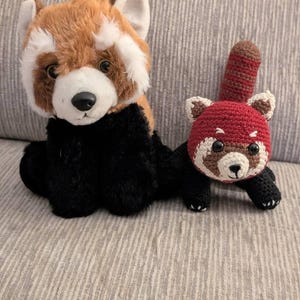 レッサーパンダのゼダ - かぎ針編みチュートリアル（フランス語