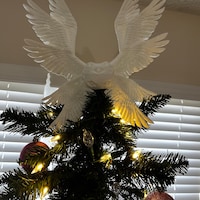 Biblically Accurate Angel Tree Topper 260mm (10.5 Inches) Wide Wingspan ...