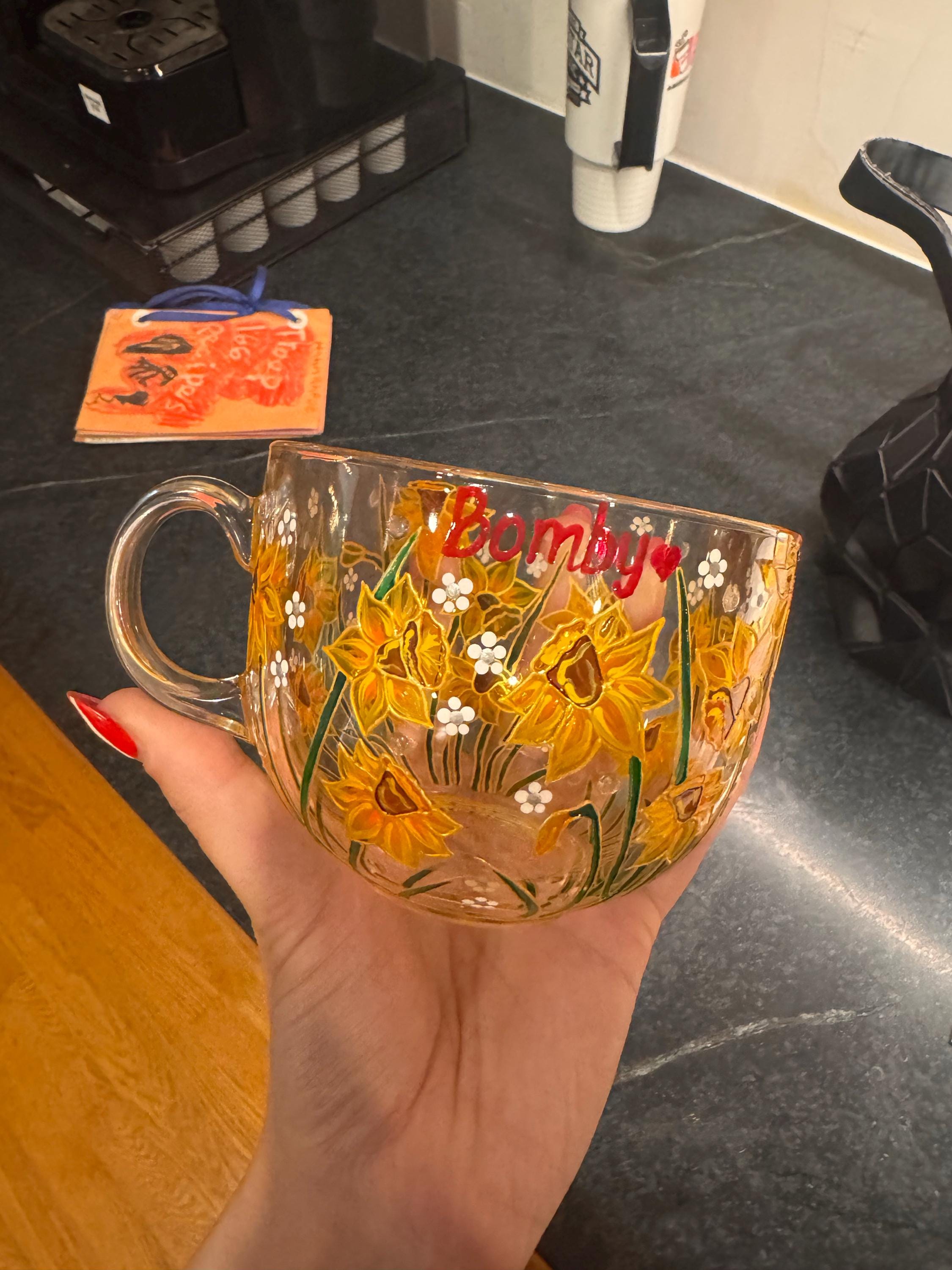 Custom Birth Flower Mug, Personalized Bridesmaid Proposal Gift, Chrysanthemum Mug, Birthday Mug