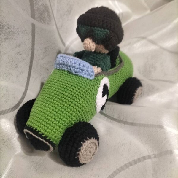 Racing Car PDF Crochet Pattern - Etsy