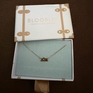 Customer photo, Mountain Peak Necklace