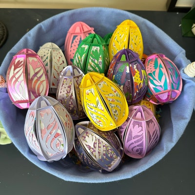 DIY Pop-up Bunny Surprise Ball SVG and PDF Template for - Etsy