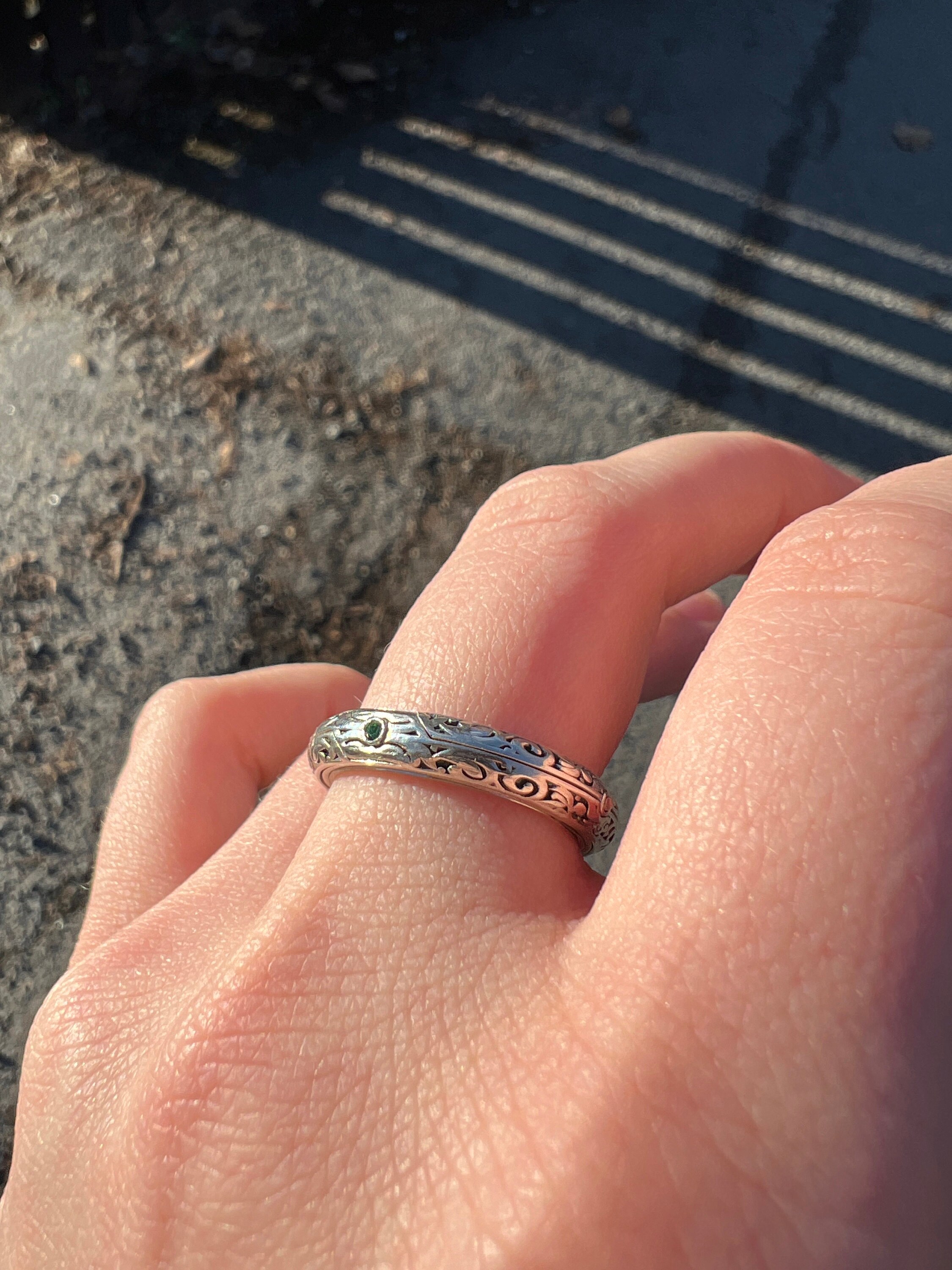 Personalized Birthstone Astronomical Engagement Ring | Unique Vintage Wedding Ring for Men/Women, Couple&#39;s Gift
