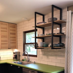 Ceiling Mounted Floating Shelf Brackets Etsy