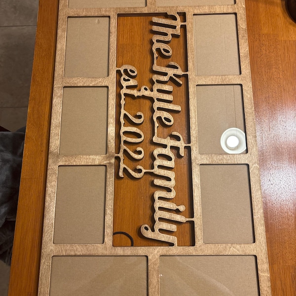Custom Text Picture Frame - Picture Frame Collage - Collage Picture ...