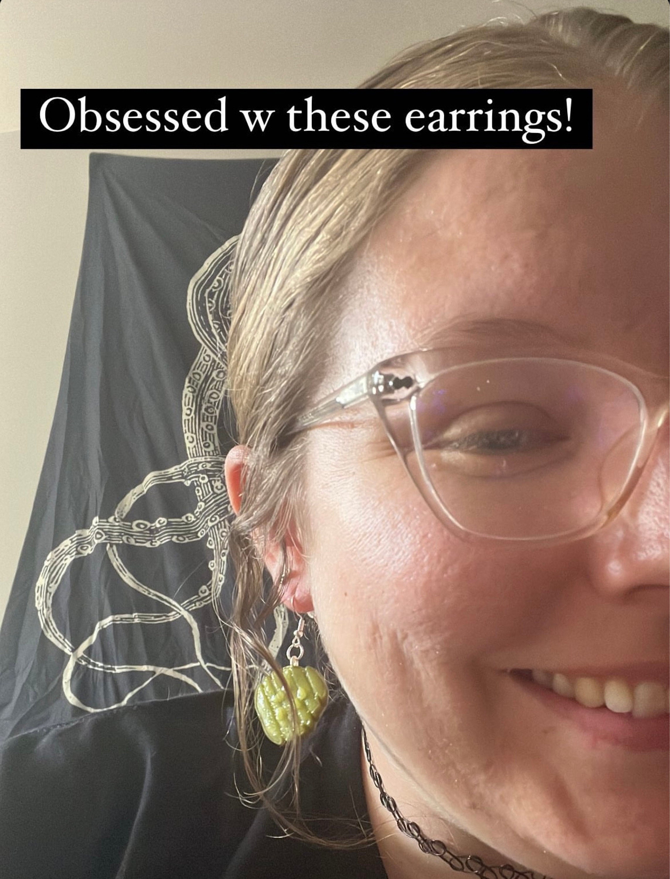 Pickle Earrings