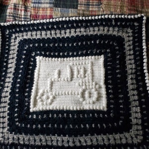 Pattern crochet blanket Brother #148