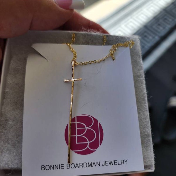 Modern Cross Necklace