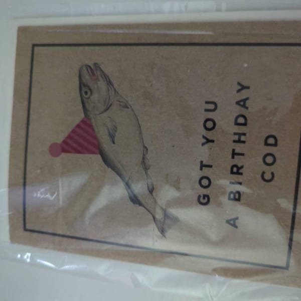 Got You A Birthday Cod - Hilarious Birthday Card Pun - Birthday Card ...
