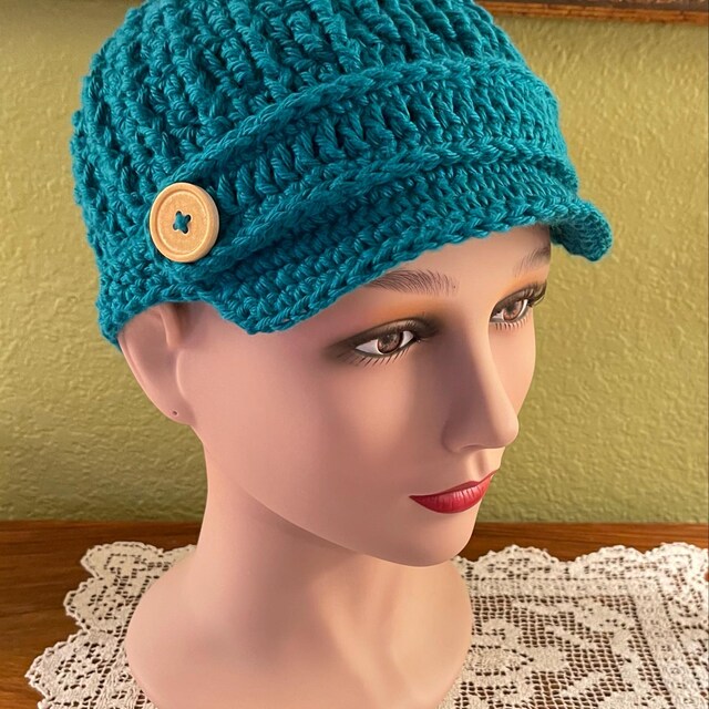 Chunky Crochet Hat, Crochet Beanie, Hat With Pom Poms