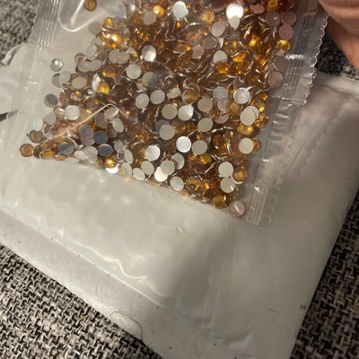 1000-Pack Flat Back Acrylic Rhinestones – AB Crystal & Jelly Colors, 2mm To 5mm