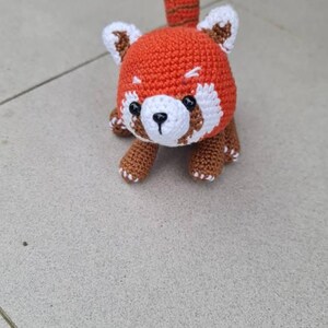 レッサーパンダのゼダ - かぎ針編みチュートリアル（フランス語/英語