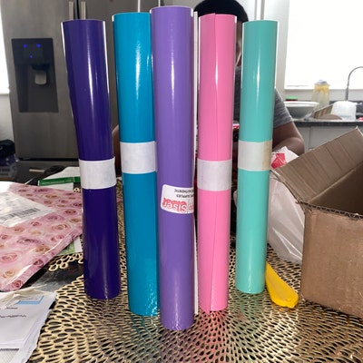 Vinyl for Cricut, Silhouette, Oracal 651 Permanent Adhesive Vinyl, 1 10 Ft Roll, Choose Colors ...