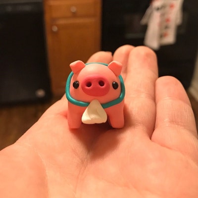 Miniature Cute Little Polymer Clay Fimo Figurine Kawaii - Etsy