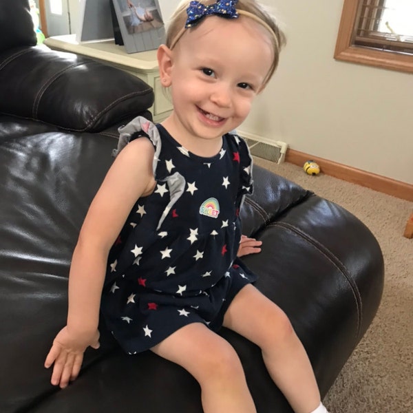 Faux Leather Bows Headband faux Leather Clip mini Bow Headband baby