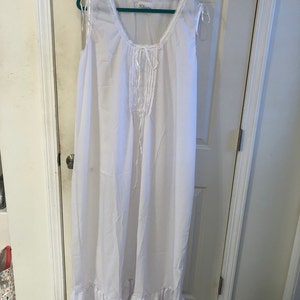 Victorian Nightgown White Cotton Floor Length Nightgown - Etsy