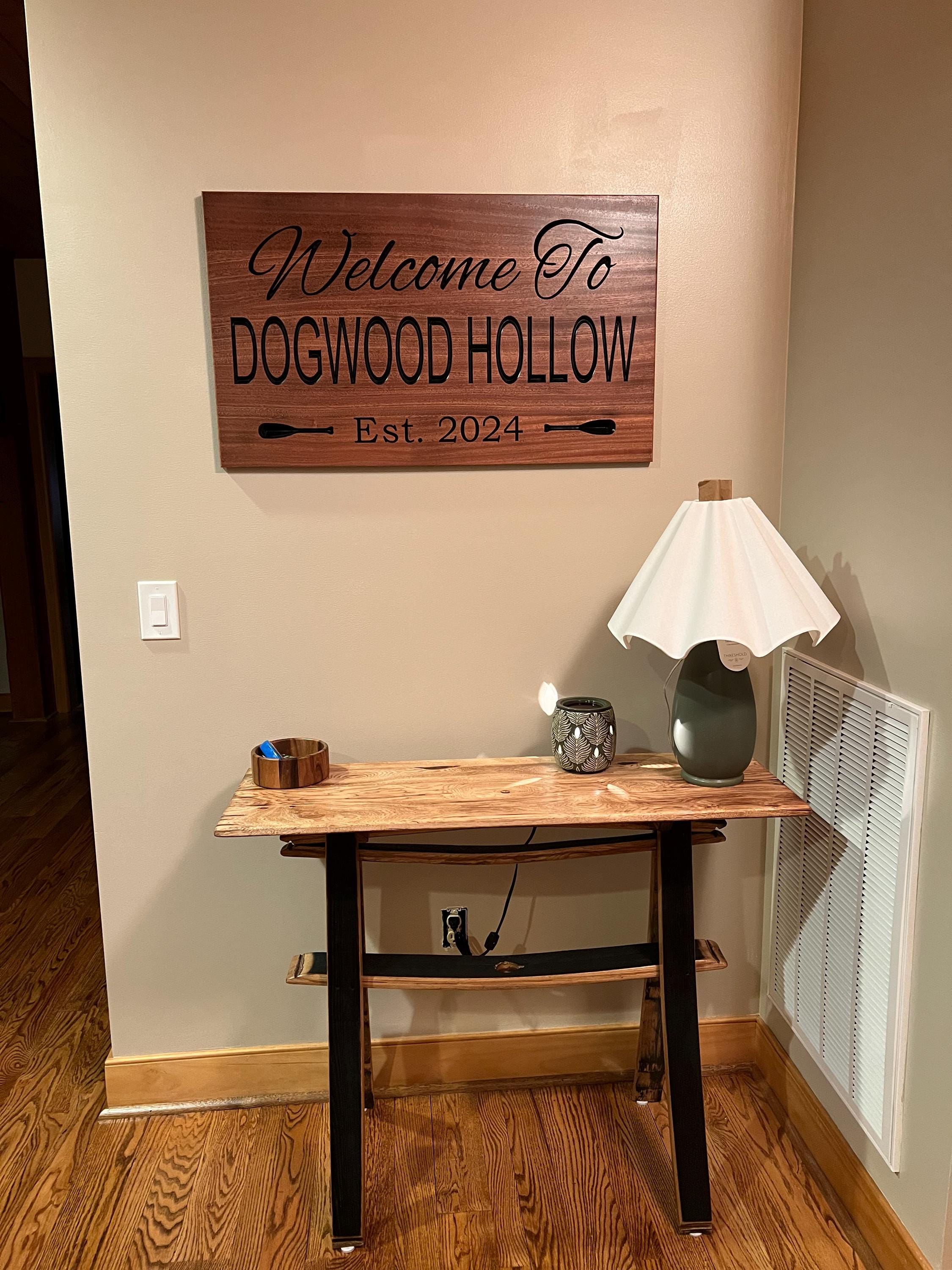 Custom Carved Wood Sign: Lake House, Cabin, Lodge Decor