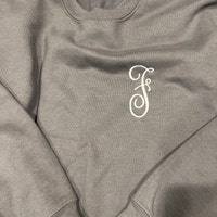 Embroidered Personalized Monogram Sweatshirt Monogrammed - Etsy