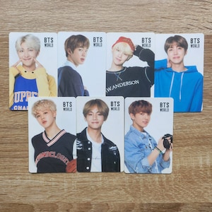 Bts World Double Side Photocard - Etsy